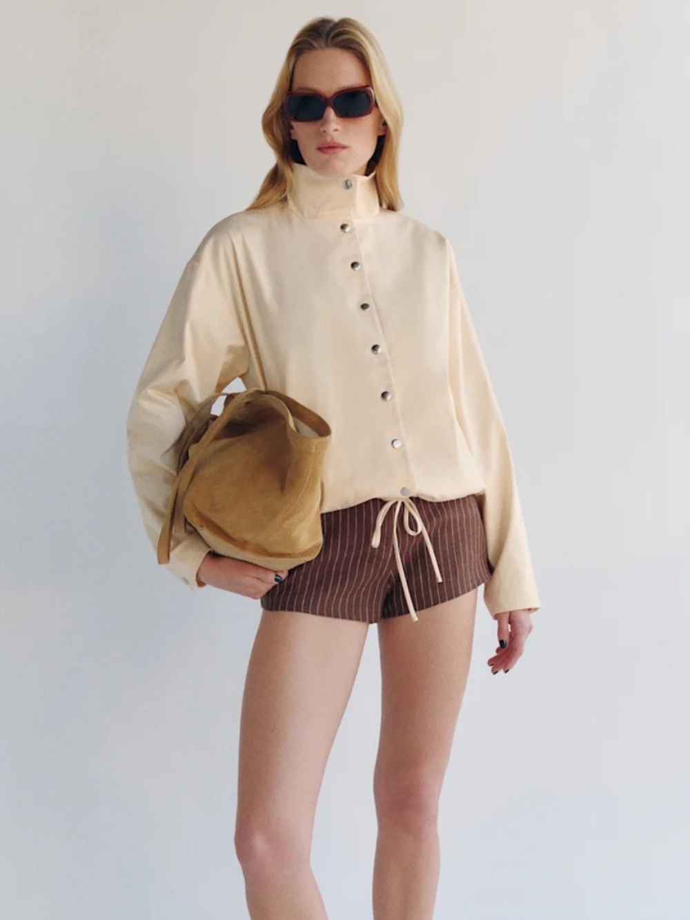 Reformation Lennon jacket butter yellow